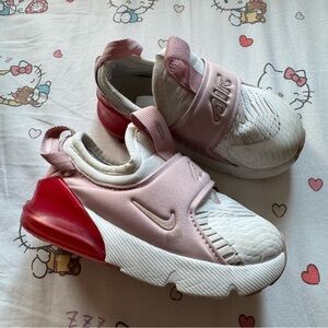 Nike Air Max 270 Kids Pink and Red Shoes